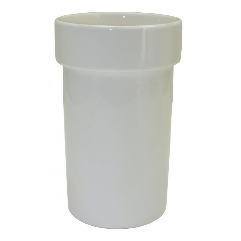 VASO REDONDO DE ESCOBILLERO CERAMICO