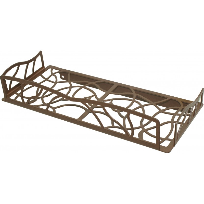 JABONERA CESTA FORJA ART DÉCO RECTANGULAR